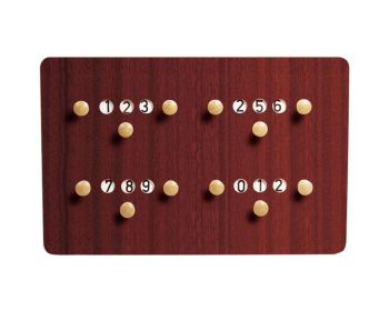 Biljart Scorebord X4