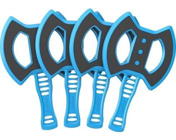 Bijlen Set 4st. Blauw