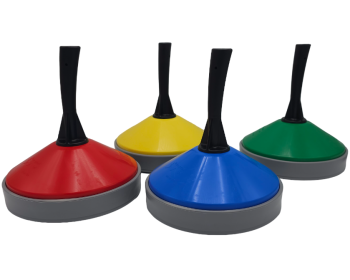 Curlingsteen Set Indoor (8 stenen, 2 kleuren)